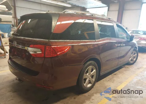 2018 Honda Odyssey Ex-L из США, поврежденный, VIN 5FNRL6H70JB067025